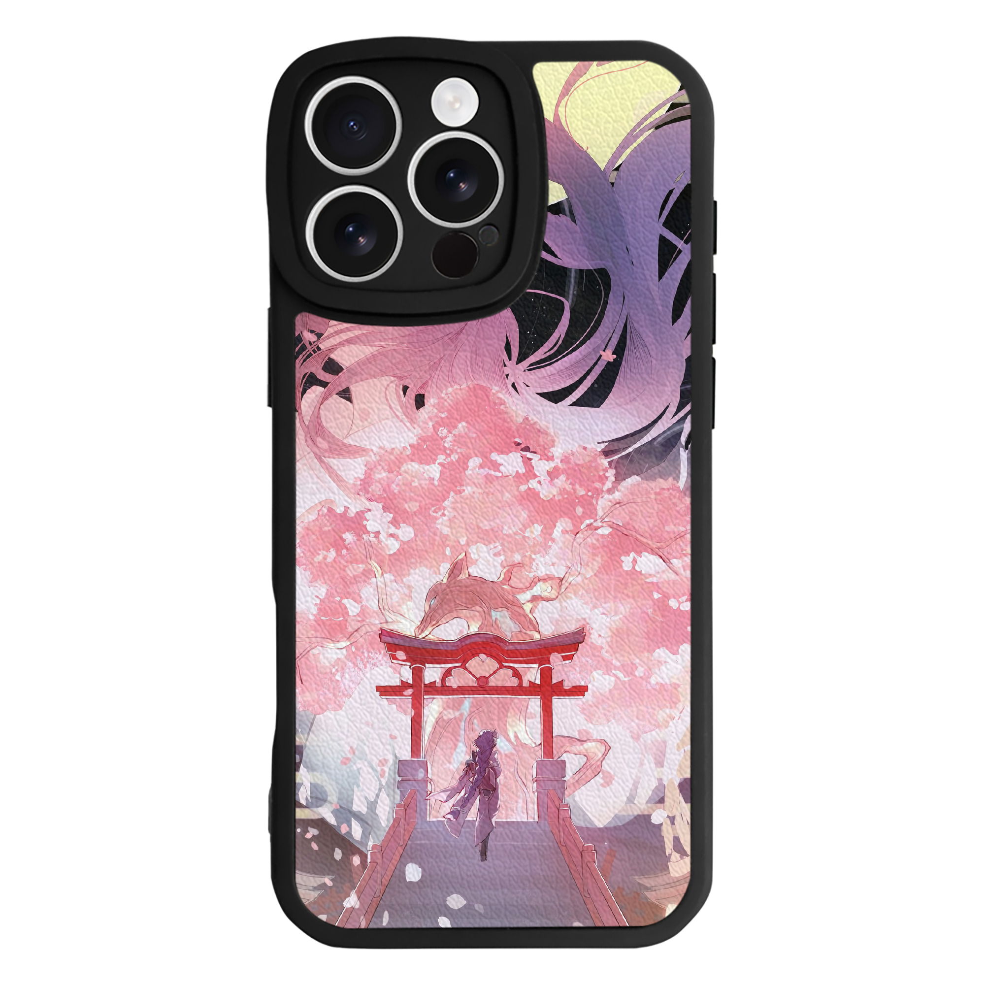 げんし神 genshin 【iPhone 16シリーズ対応】シリコンスマホケース（レザー調） 材質：シリコン